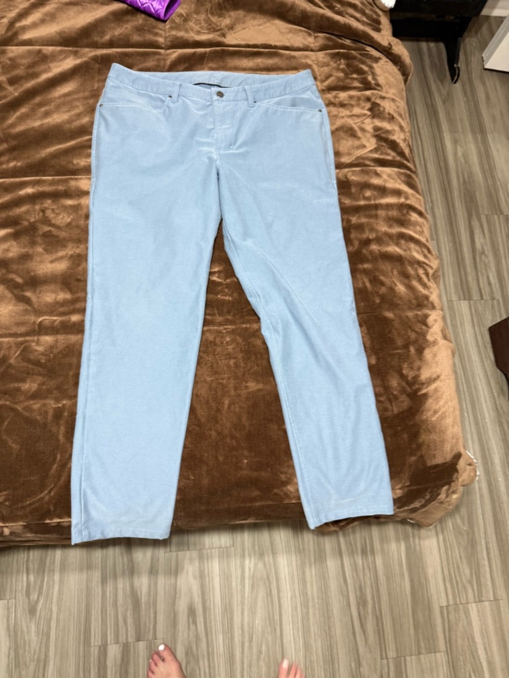 Men’s size 36 Lululemon  Light Blue Chino Pants